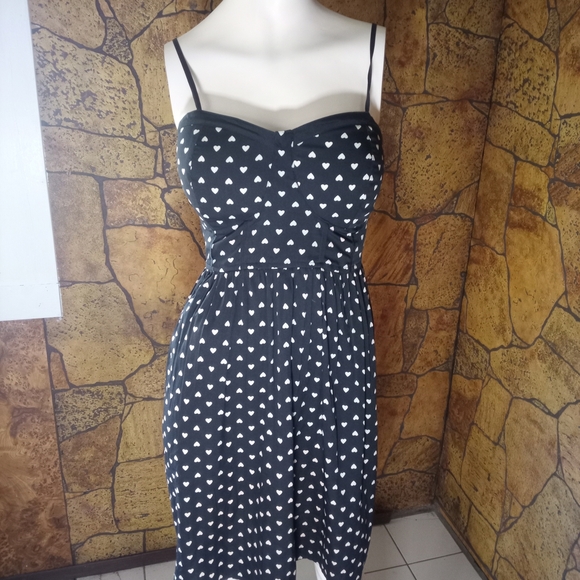 Dresses & Skirts - Black Heart Print Women's Dress